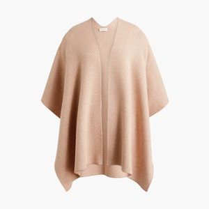 J Crew Herringbone Poncho